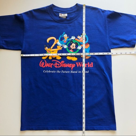 Vintage Walt Disney World 2000 Y2K T-Shirt Blue S - Picture 8 of 8